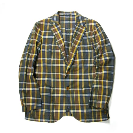 MACKINTOSH PHILOSOPHY ／ マッキントッシュフィロソフィー　軽量 アンコンジャケット マドラスチェック ｜ 春夏　（No.301557）