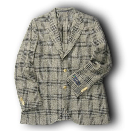 MACKINTOSH PHILOSOPHY × Lanificio di Pray ／ マッキントッシュフィロソフィー × ラニフィーチョ ディ・プレイ　ジャケット 日本製 グレージュ ｜ 春 秋冬