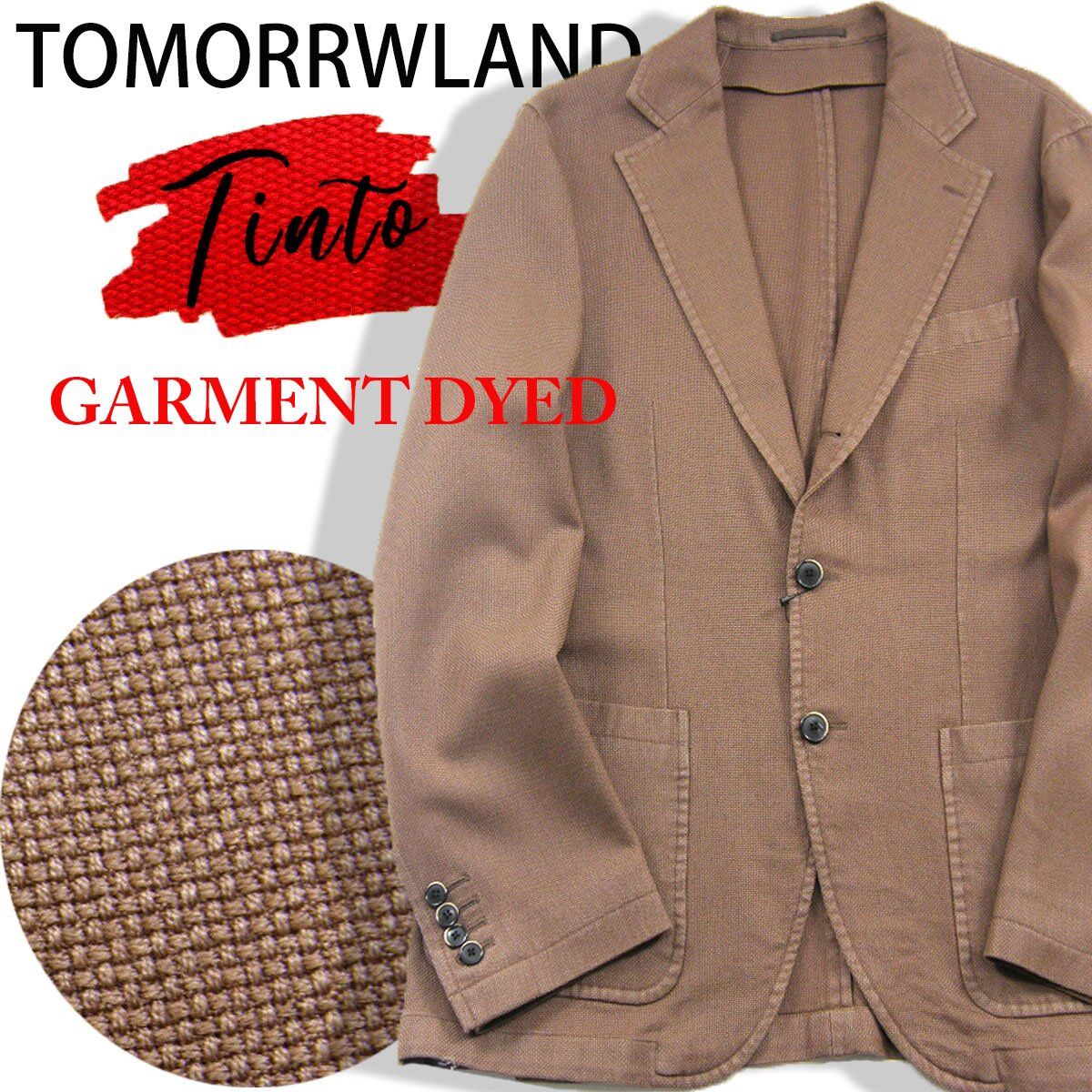 TOMORROWLAND / トゥモローランド 3B TINTO GARMENT DYED ホ TOMORROWLAND / トゥモローランド 3B TINTO GARMENT DYED ホ
