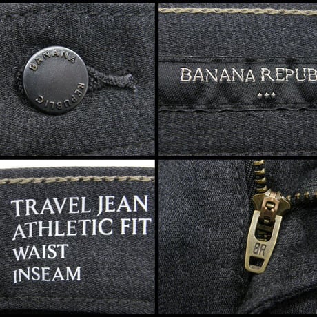 BANANA REPUBLIC ／ バナナリパブリック　ストレッチ デニム パンツ アスレチックフィット ジーンズ ジーパン ｜ オールシーズン