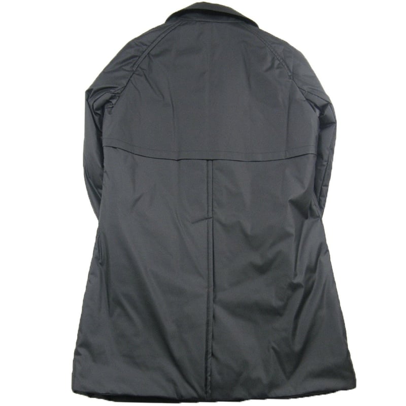 【美品】五大陸 gotairiku1992/ダブルボタンパデッドダウンコート/黒 仕事で着用可】MINOTECH メランジラミネート ダウン