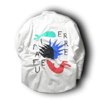 HEAR MY NAME × Henri Matisse ／ ヒアマイネーム × アンリ・マティス　JAZZ 長袖シャツ 日本製 バックプリント ジャズ アート シャツ ｜ オールシーズン
