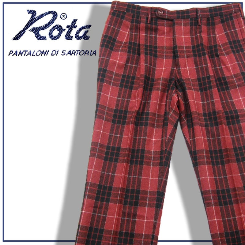 ROTA ロータ 2タックスラックス Wool Flannel
