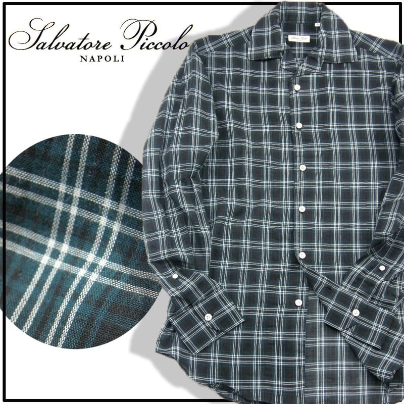 イタリア製 Salvatore Piccolo オープンカラー アロハシャツ イタリア製 Salvatore Piccolo オープンカラー アロハシャツ
