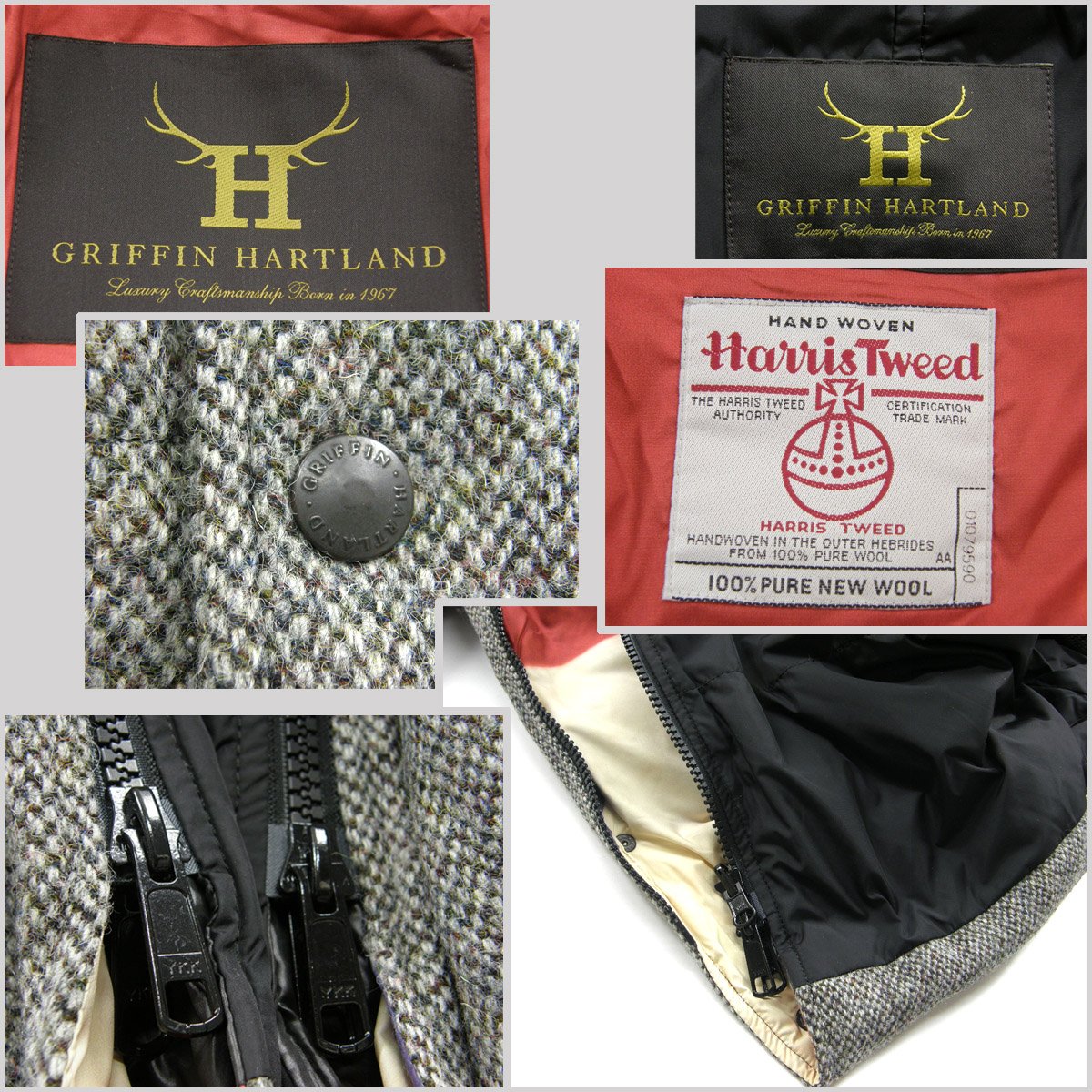 GRIFFIN HARTLAND × Harris Tweed / グリフィンハートランド ×...