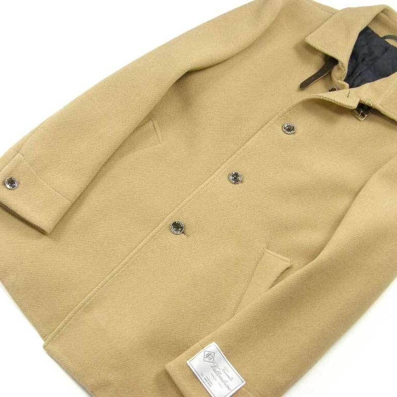 SHIPS Vallombrosa ヘリンボーン ダッフルコート キャメル 美品