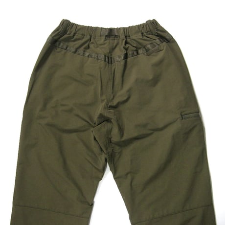 GRAMICCI × BEAMS ／ グラミチ × ビームス　Double webbing 360度ストレッチ パンツ オリーブ ｜ オールシーズン