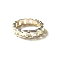 HATTON LABS ／ ハットンラブス　スターリングシルバー リング イタリア製 MINI CUBAN RING 指輪 STERLING SILVER 925 シルバー ｜ オールシーズン