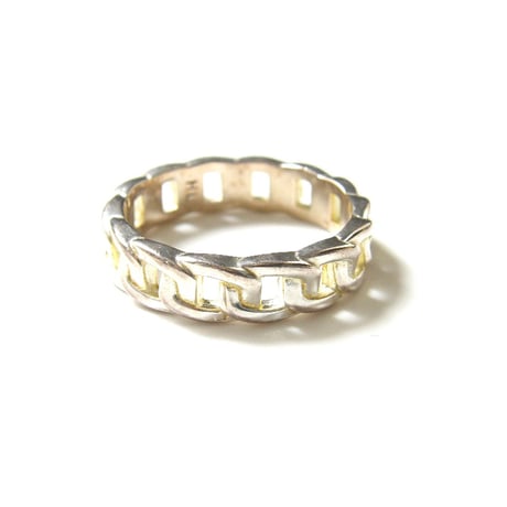 HATTON LABS ／ ハットンラブス　スターリングシルバー リング イタリア製 MINI CUBAN RING 指輪 STERLING SILVER 925 シルバー ｜ オールシーズン