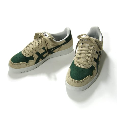 ASICS ／ アシックス　SKATEBOARDING JAPAN PRO レザー スニーカー ベージュ グリーン ｜ オールシーズン