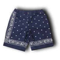 BEAMS GOLF ORANGE LABEL ／ ビームスゴルフ オレンジレーベル　バンダナ柄 ショートパンツ ハーフパンツ ショーツ ネイビー ｜ 春夏　（No.353278）