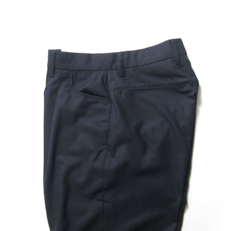 FARAH × JOURNAL STANDARD ／ ファーラー × ジャーナルスタンダード　ツータック ワイド テーパード パンツ トラウザーズ ネイビー ｜ オールシーズン　（No.370508）