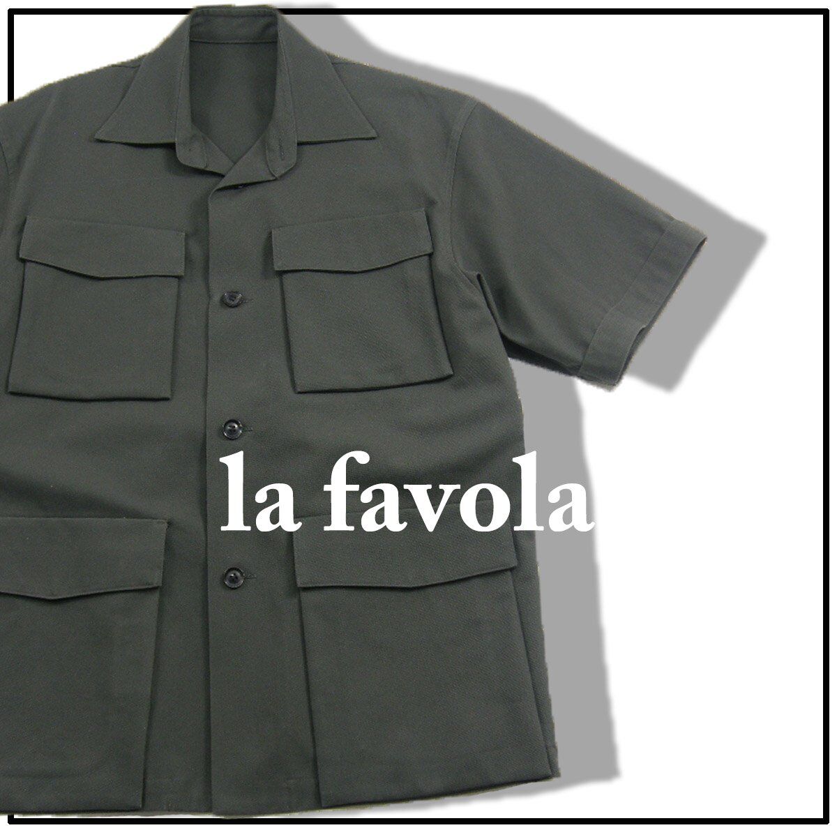 la favola ／ ラファーヴォラ サファリジャケット 日本製