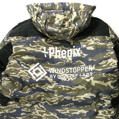 +phenix × WINDSTOPPER プロダクト by GORE-TEX LABS ／ プラスフェニックス × ウィンドストッパー ゴアテックス　防水 防風 ダウン コート ｜秋冬　371064