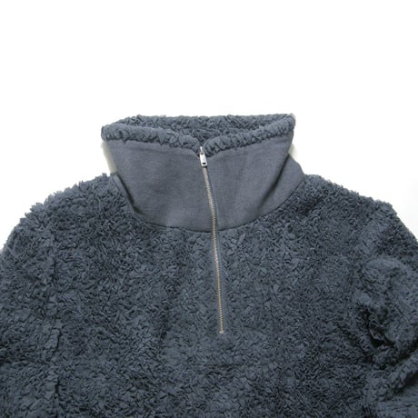 CRAIG GREEN ／ クレイググリーン　ハーフジップ スウェット プルオーバー ハンドメイド ネイビーグレー系 ｜ 秋冬　（No.370882）