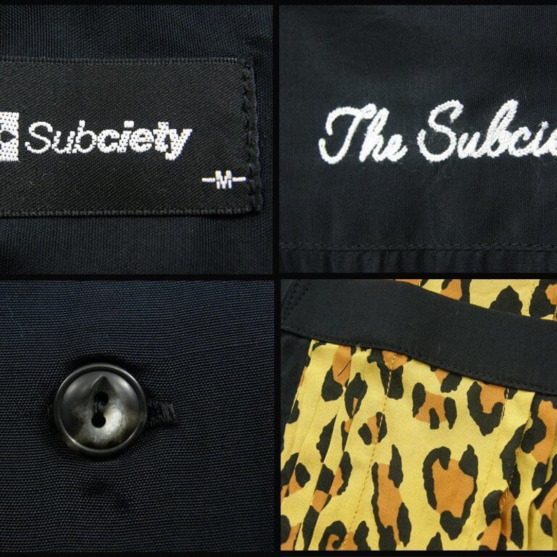 Subciety / サブサエティ 4ポケット 長袖シャツ レオパード