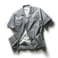 THE SHOP TK × 東レ ／ ザショップティーケー × セオアルファ　吸水 発散 速乾 吸汗速乾 清涼 さらさらドライ 半袖シャツ セオα ブラック チェック ｜ 春夏
