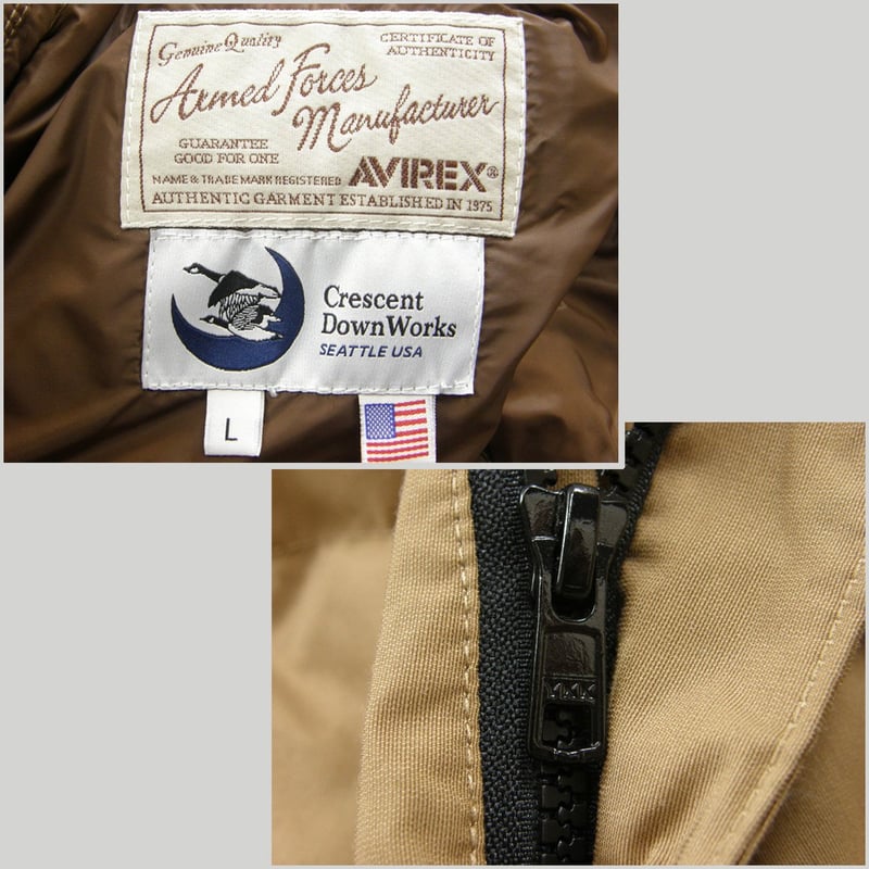 AVIREX × CRESCENT DOWN WORKS ／ アヴィレックス × クレセントダ