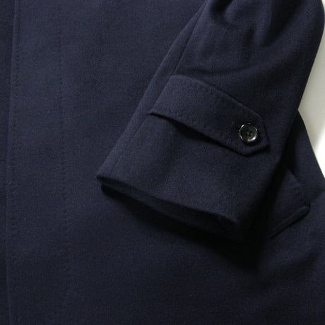 D'URBAN × Loro Piana ／ ダーバン × ロロピアーナ　カシミヤ ステンカラーコート 日本製 ネイビー レナウン ｜ 秋冬　（No.321649）
