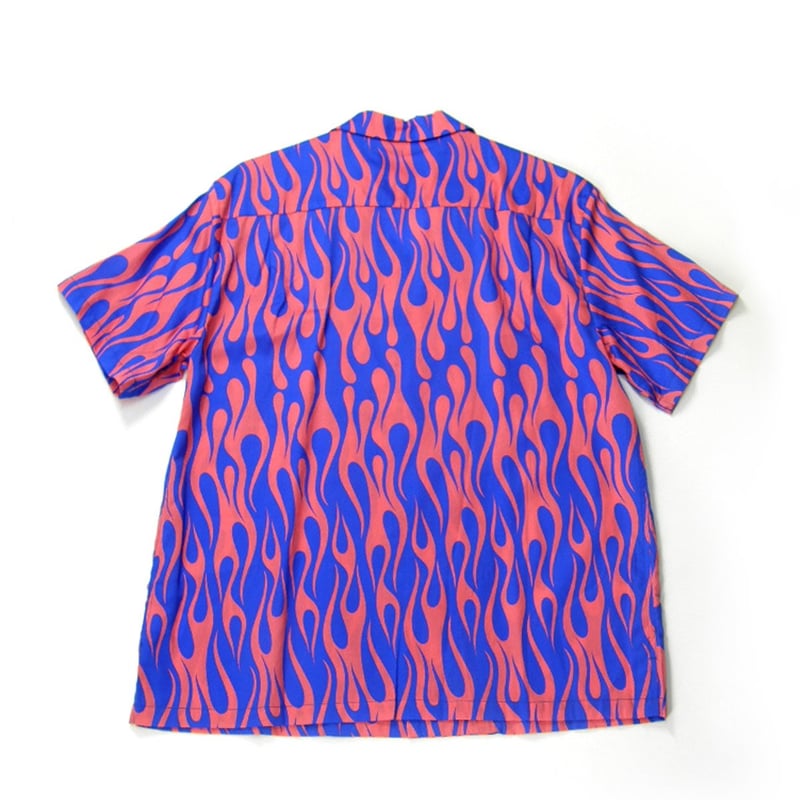 DOUBLE RAINBOUU オープンシャツ DOUBLE RAINBOUU / ダブルレインボー ハワイアンシャツ パイソン