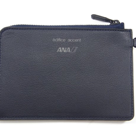 FARO × EDIFICE ACCENT × ANA ／ ファーロ × エディフィスアクサン × 全日空　防水レザー フラグメントケース 日本製 ストラップ 本革 ミニウォレット ｜ オールシーズン