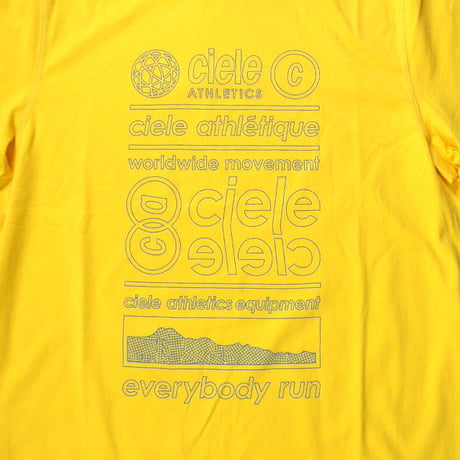 ciele athletics ／ シエル アスレチックス　天然抗菌 吸湿速乾 Tシャツ 防臭 リフレクター オーガニックコットン ｜ オールシーズン