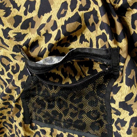 WILD THINGS ／ ワイルドシングス　プルオーバー 半袖シャツ ノーカラー クルーネック Tシャツ レオパード ｜ 春夏