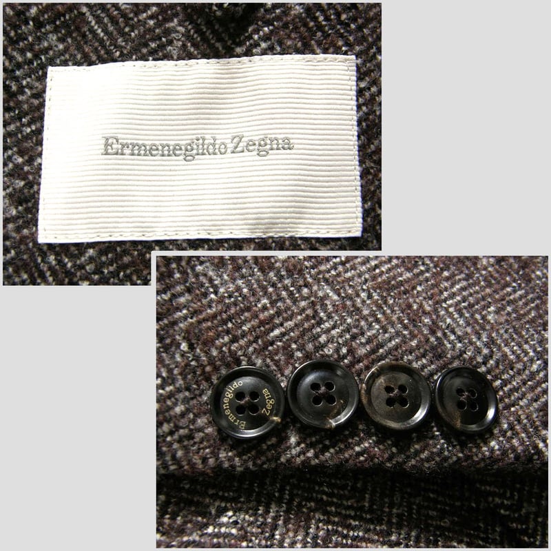 Ermenegildo Zegna ／ エルメネジルド ゼニア ヘリンボーン ツイード