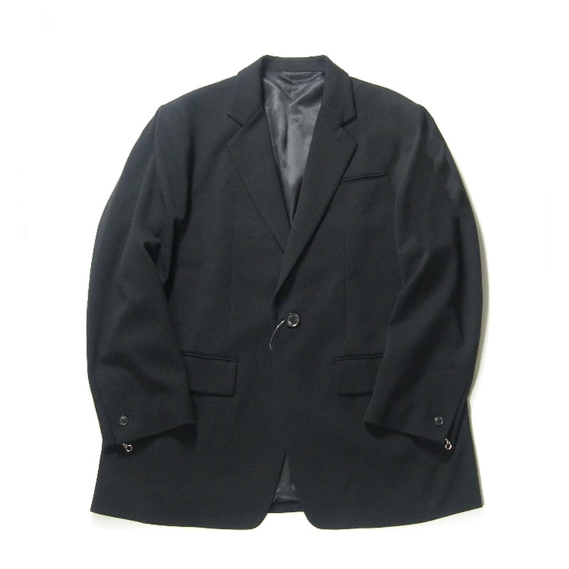 新品　DankeSchon/ ダンケシェーン／テーラードジャケット　ブラック　M Danke Schon ／ ダンケシェーン ストレッチ ジャケット オーバーサイズ