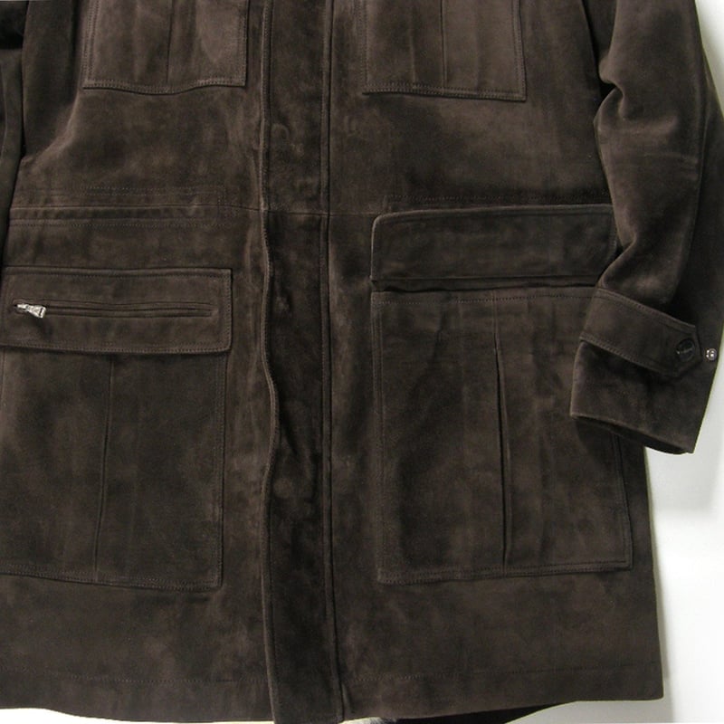 ブリオーニ　Brioni カーフレザー　スエード　テーラードジャケット 50. ブリオーニ Brioni カーフレザー スエード テーラードジャケット 50.