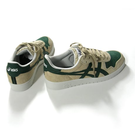 ASICS ／ アシックス　SKATEBOARDING JAPAN PRO レザー スニーカー ベージュ グリーン ｜ オールシーズン