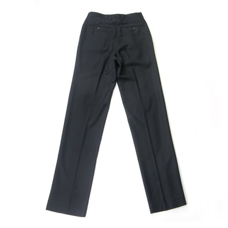 LANVIN COLLECTION ／ ランバン コレクション　ウール サキソニー トラウザーズ 日本製 スラックスパンツ ブラック ｜ 秋冬　（No.280169）