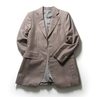 SADE ／ シャーデー　ジャコット 日本製 ウール ロングジャケット ジャケット コート JK08 ミックスカラー グレー ｜ 秋冬　（No.370101）