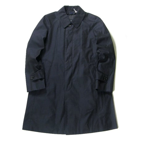 Aquascutum ／ アクアスキュータム　撥水 カシミヤ混ライナー付き ステンカラーコート 日本製 ネイビー ｜ 秋冬　（No.321282）