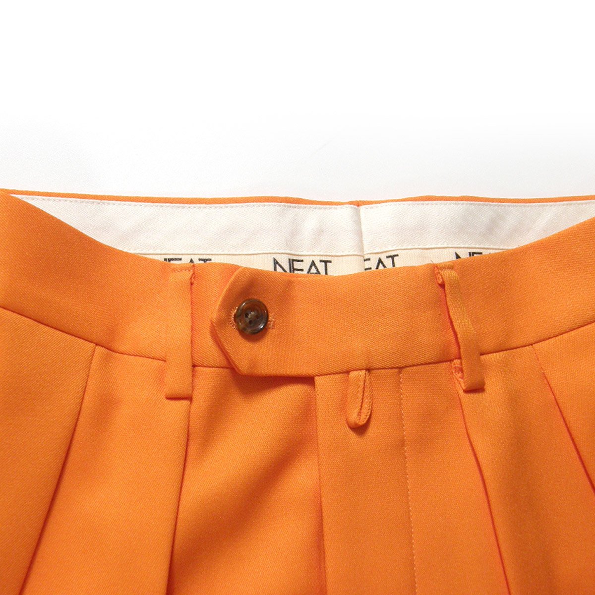 NEAT CHINO タックパンツ 46 オレンジ NEAT NEAT Chino [ORANGE] - Fresh Service NECESSARY or