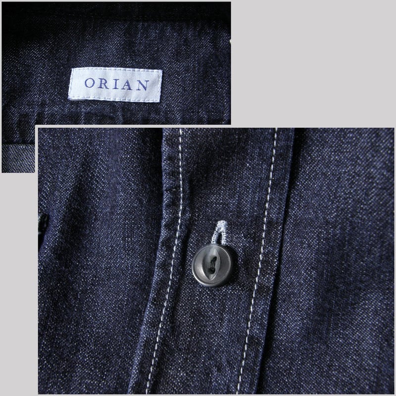 ORIAN × BEAMS F ／ オリアン × ビームスF デニムシャツ イタリア製