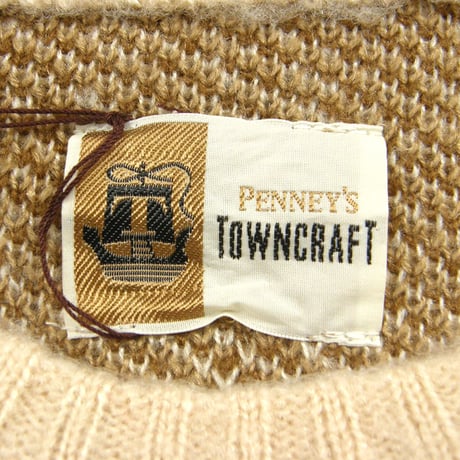 TOWNCRAFT ／ タウンクラフト　ジャガード シャギーニット 厚手 セーター アーガイル ｜ 秋冬　（No.352296）