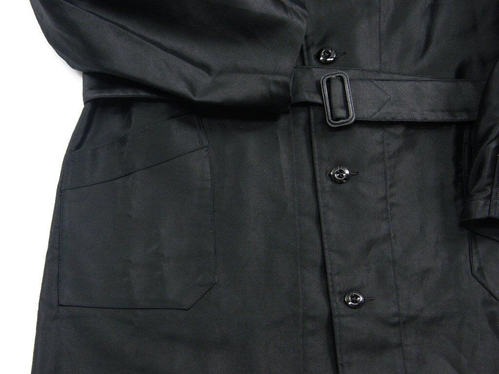 ETS.MATERIAUX / マテリオ モールスキン 黒 サイズM ETS.MATERIAUX / マテリオ 超長綿 ピマーナ コート 日本製