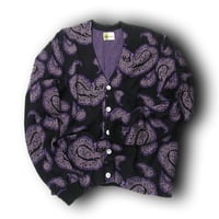 TOWNCRAFT ／ タウンクラフト　ジャガード カーディガン JACQUARD CARDIGAN ペイズリー ｜ 春 秋冬　（No.360208）