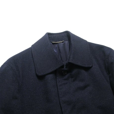 D'URBAN × Loro Piana ／ ダーバン × ロロピアーナ　カシミヤ ステンカラーコート 日本製  ネイビー レナウン ｜ 秋冬　（No.321648）