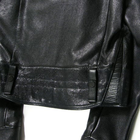BALENCIAGA ／ バレンシアガ　オーストリッチ やぎ革 牛革 ライダース ジャケット イタリア製 レザー 本革 ダブル ブルゾン アウター ｜ 秋冬　（No.271468）