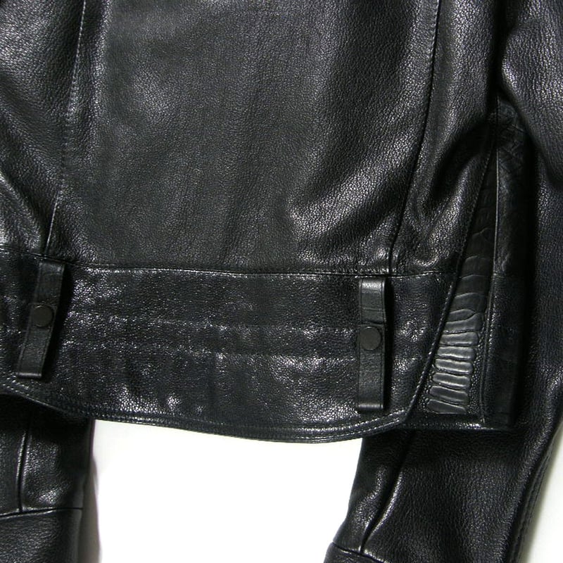 BALENCIAGA ／ バレンシアガ オーストリッチ やぎ革 牛革 ライダース