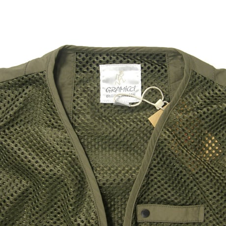 GRAMICCI ／ グラミチ　フィッシングベスト GONE FISHING VEST メッシュベスト グリーン ｜ オールシーズン