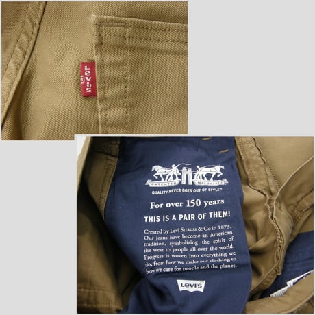 Levi's ／ リーバイス　ダブルニー パンツ WORKWEAR 565 Double-Knee Pants ベージュ ｜ オールシーズン
