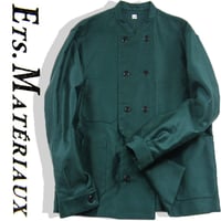 ETS.MATERIAUX ／ マテリオ　超長綿 ピマーナ ダブル カバーオール 日本製 立ち襟 ｜ 秋冬　（No.350713）