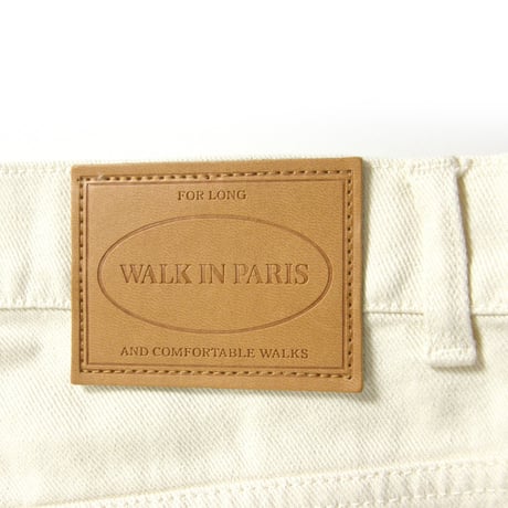 WALK in PARIS ／ ウォークインパリス　デニム パンツ ポルトガル製 ジーンズ ジーパン アイボリー ｜ オールシーズン　（No.370236）