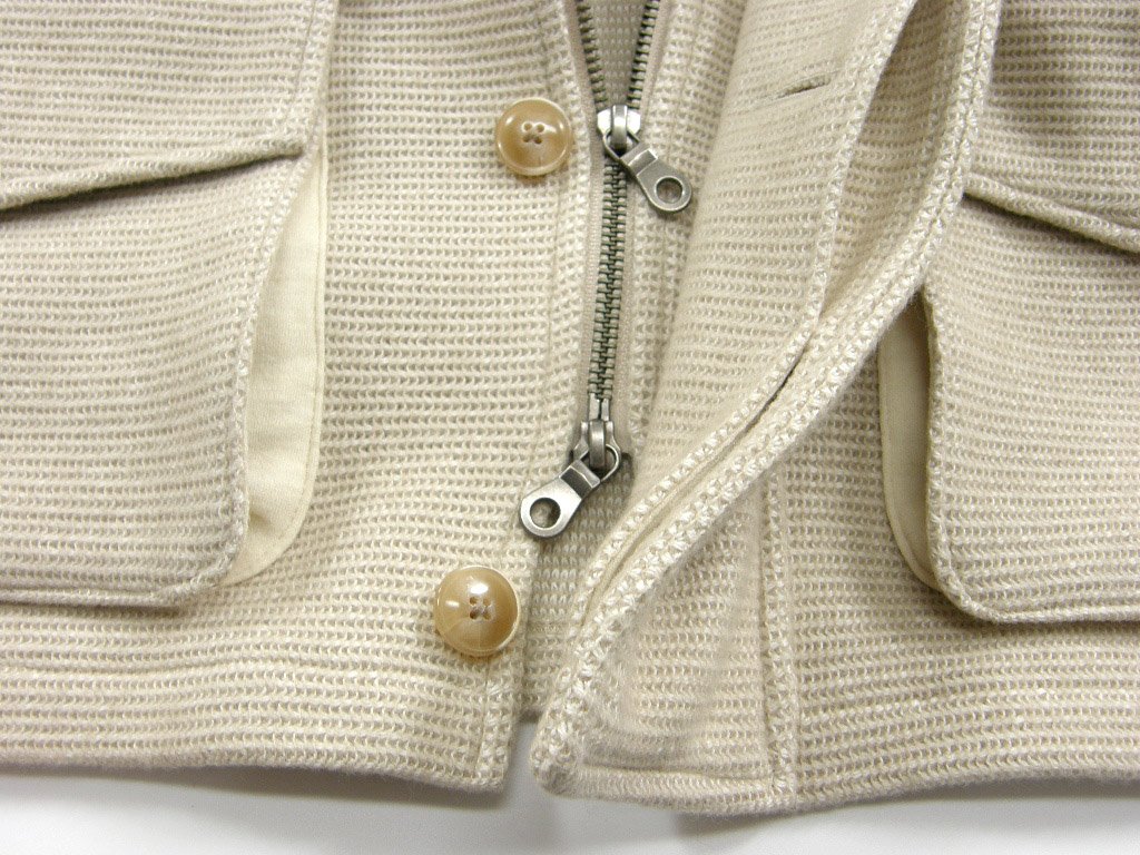 ring jacket  e'lento  M65型ニットブルゾン ring jacket e'lento M65型ニットブルゾン