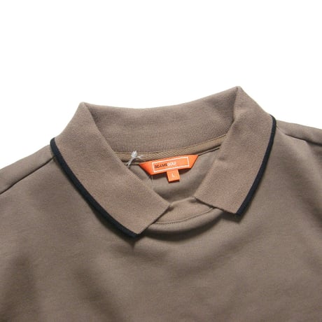 BEAMS GOLF ORANGE LABEL × Disney ／ ビームスゴルフ × ディズニー　襟付き プルオーバー 日本製 長袖 シャツ カットソー UVカット ミッキー ゴルフ ビームス