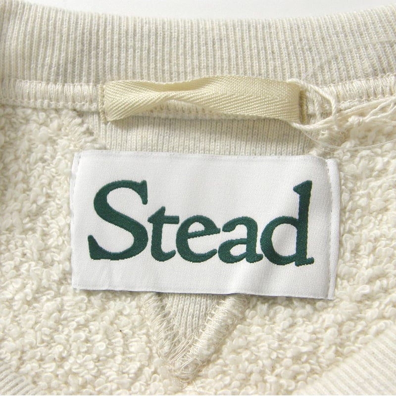 Stead ／ ステッド ダブルVガゼット 吊り裏毛 スウェット 日本製 