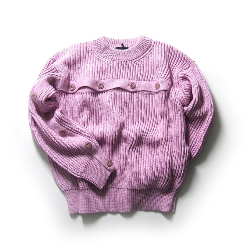 Omar Afridi ／ オマールアフリディ コットンニット クルーネック